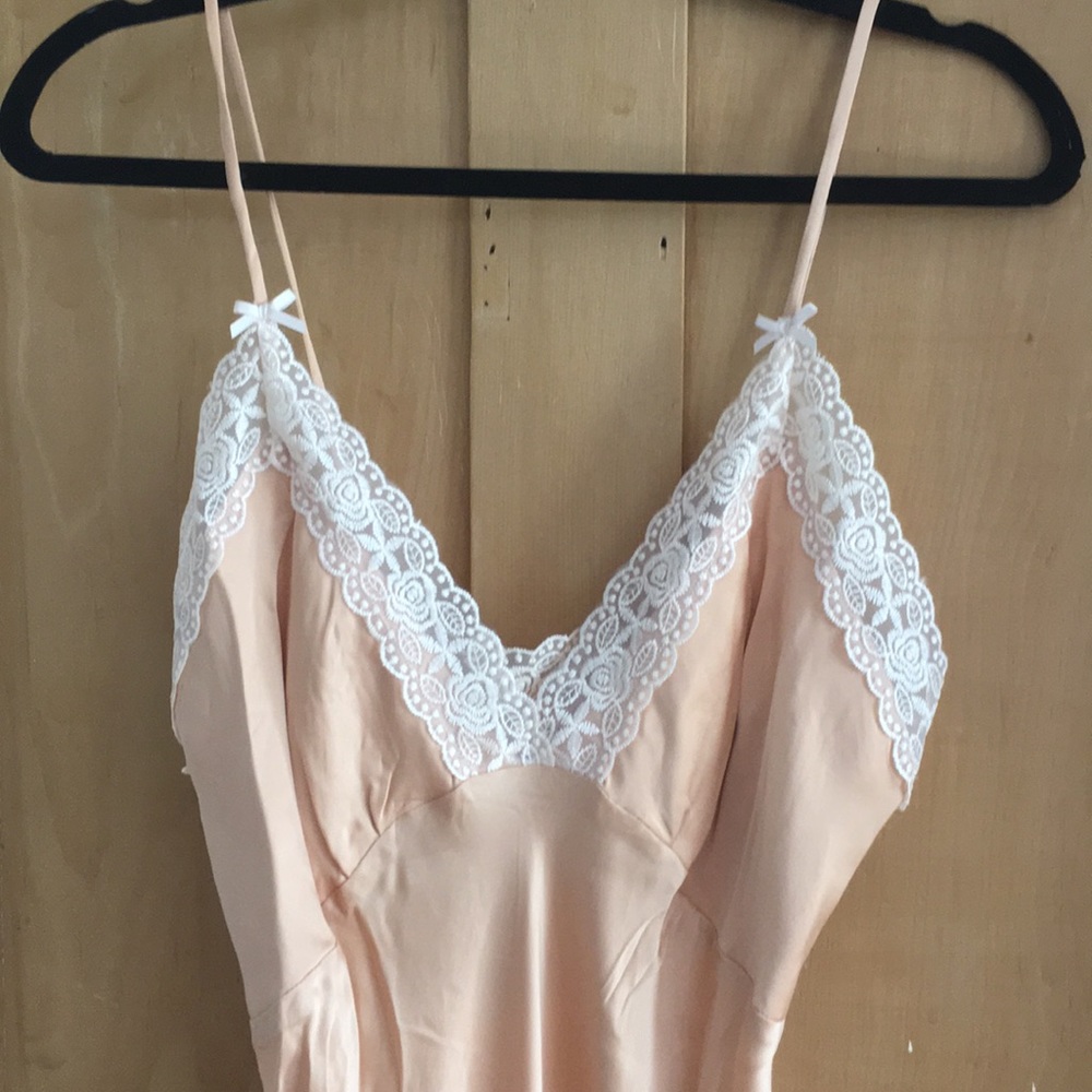 Spell Wild Love Silk Peach Slip Dress medium NWT - Picture 13 of 15